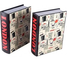 Шкатулка-фолиант "Лондон" 27*21*7см 38715