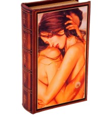 Шкатулка дерево книга "Нежность" 21*13*5 см., (480419)